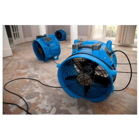 Drying fans setup